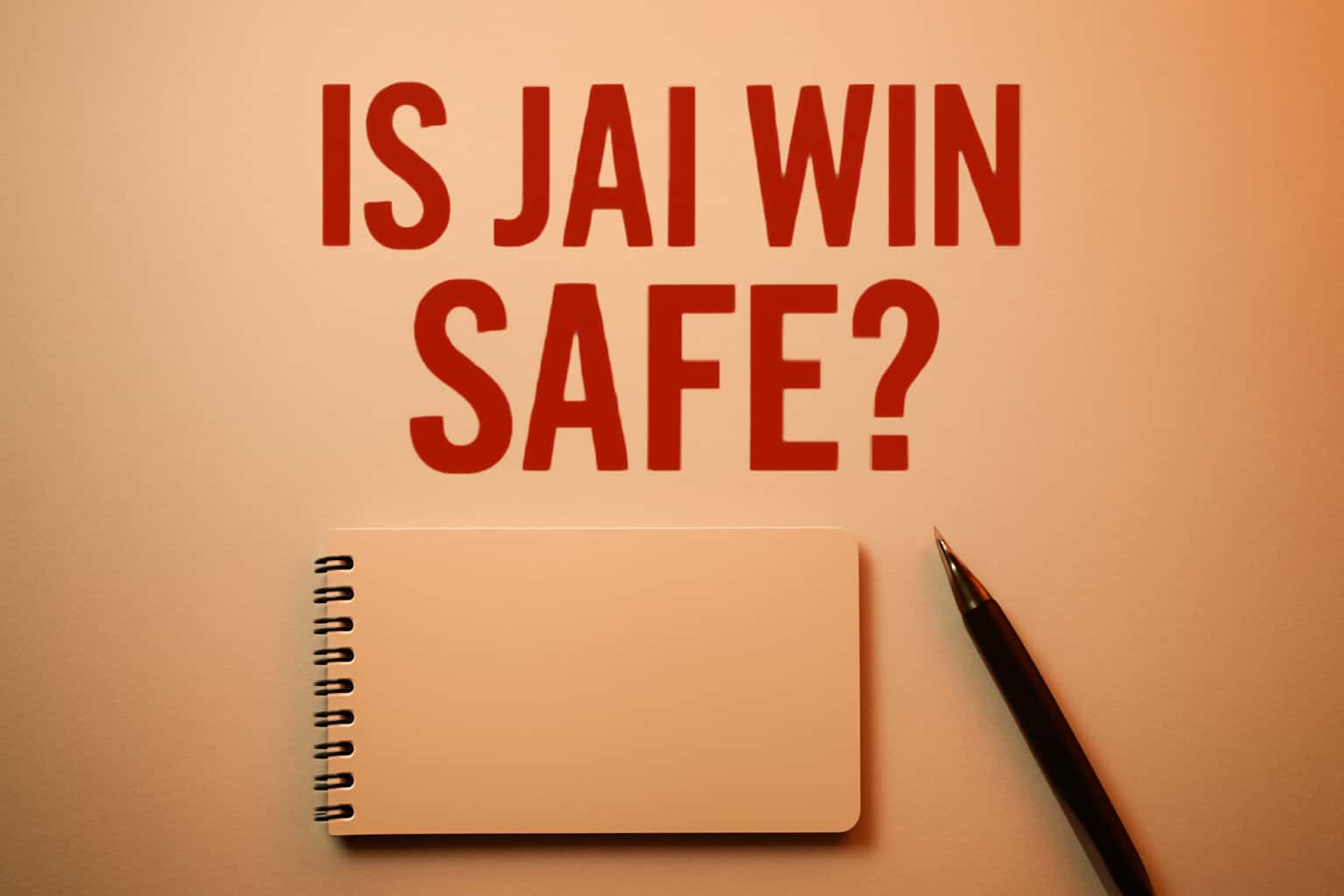 Informational scene displaying the safety features of the Jai Win platform.