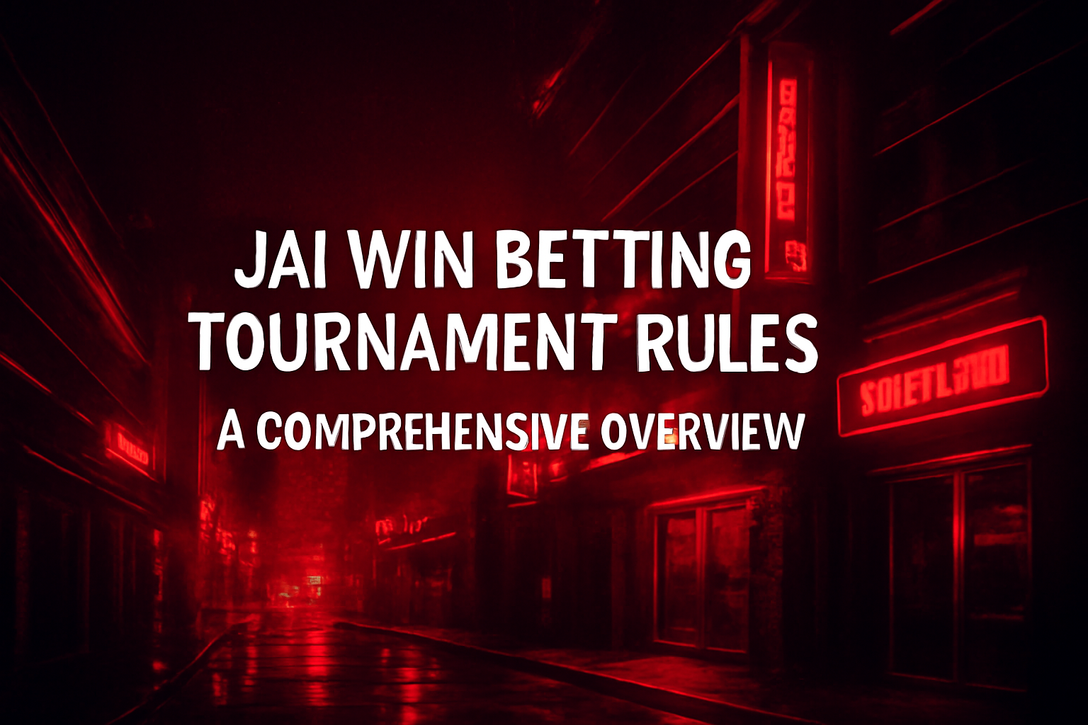 An informational scene depicting security checks related to Jai Win, with clear textual emphasis on 'Jai Win'.