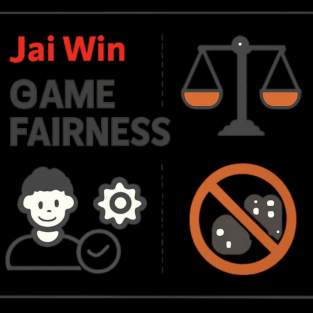 Illustration detailing the principles of Jai Win Game Fairness.