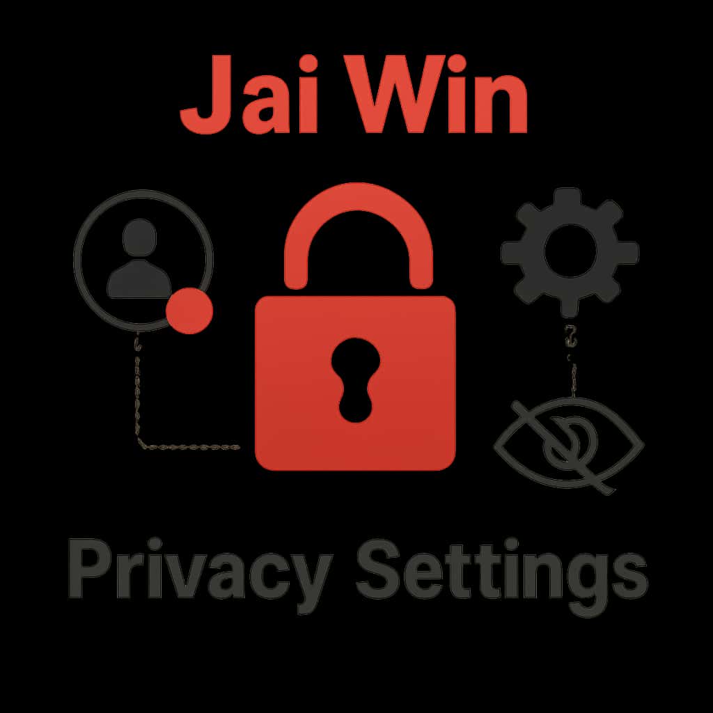 An educational illustration of the various options available in Jai Win Privacy Settings.