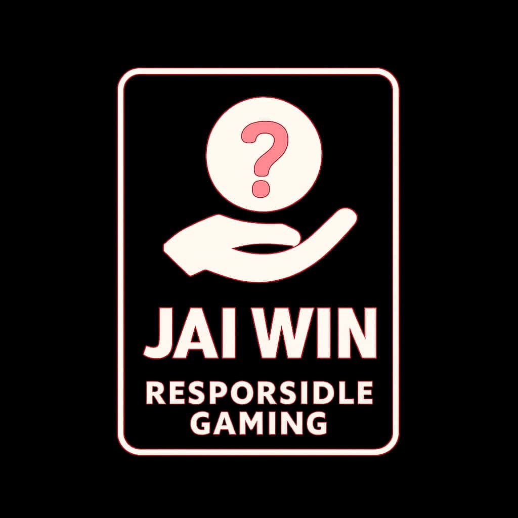 An icon representing Jai Win Responsible Gaming focusing on user assistance.