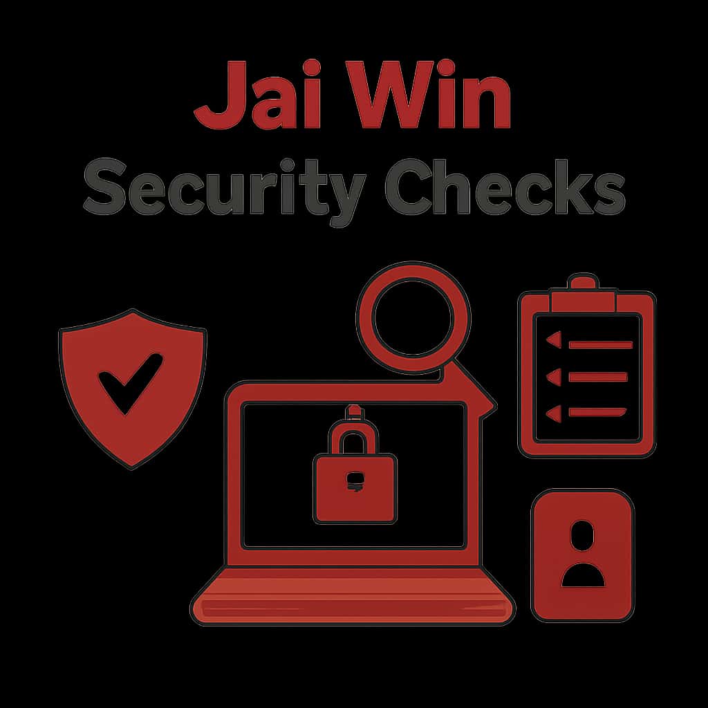 An educational diagram illustrating the security protocols for Jai Win.