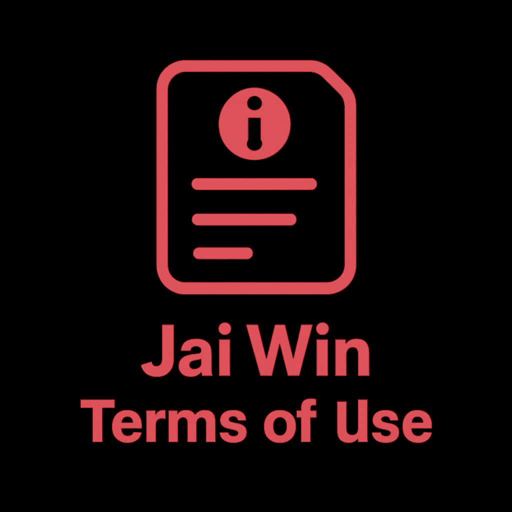 Icon design representing Jai Win Terms of Use.