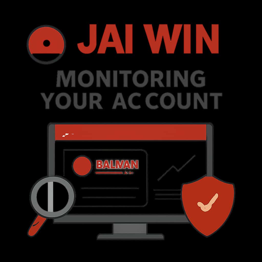 An educational diagram about Monitoring Your Jai Win Account.
