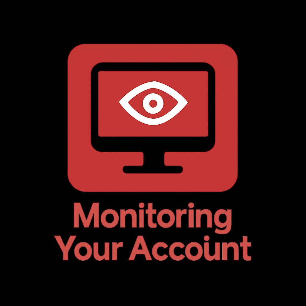 A professional badge design for Monitoring Your Jai Win Account.