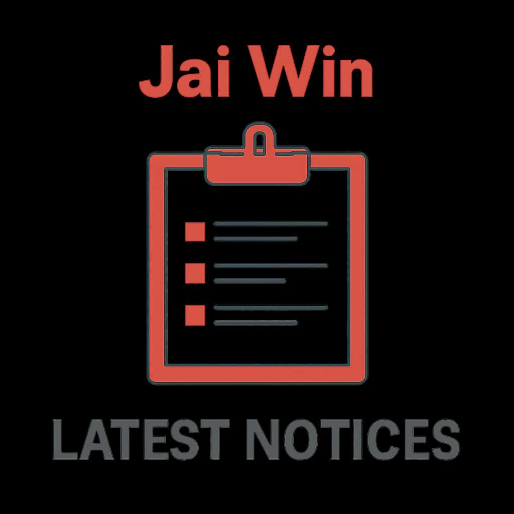 An educational diagram related to Latest Jai Win Notices.