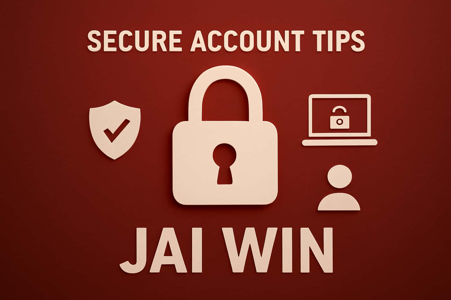 Informational scene about securing Jai Win accounts
